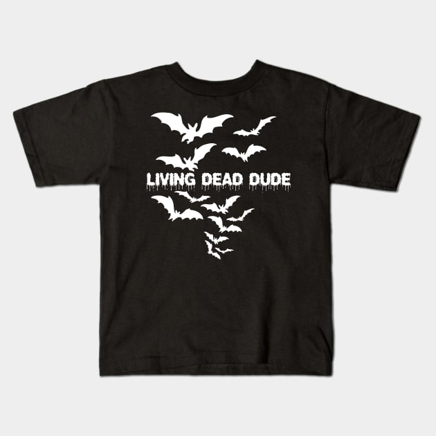 Living Dead Girl Gothic Vampire Twilight Grunge Punk Post Bats Wings Kids T-Shirt by Prolifictees